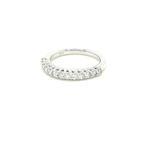 14kt White Gold 13 Stone Diamond Band