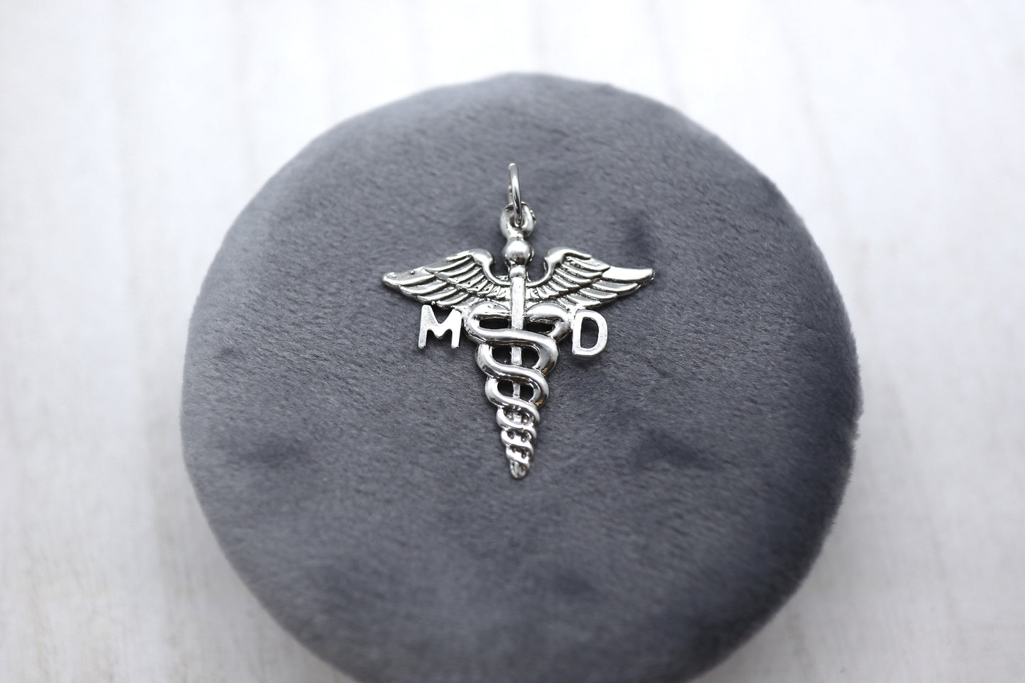 Caduceus M.D Symbol Charm
