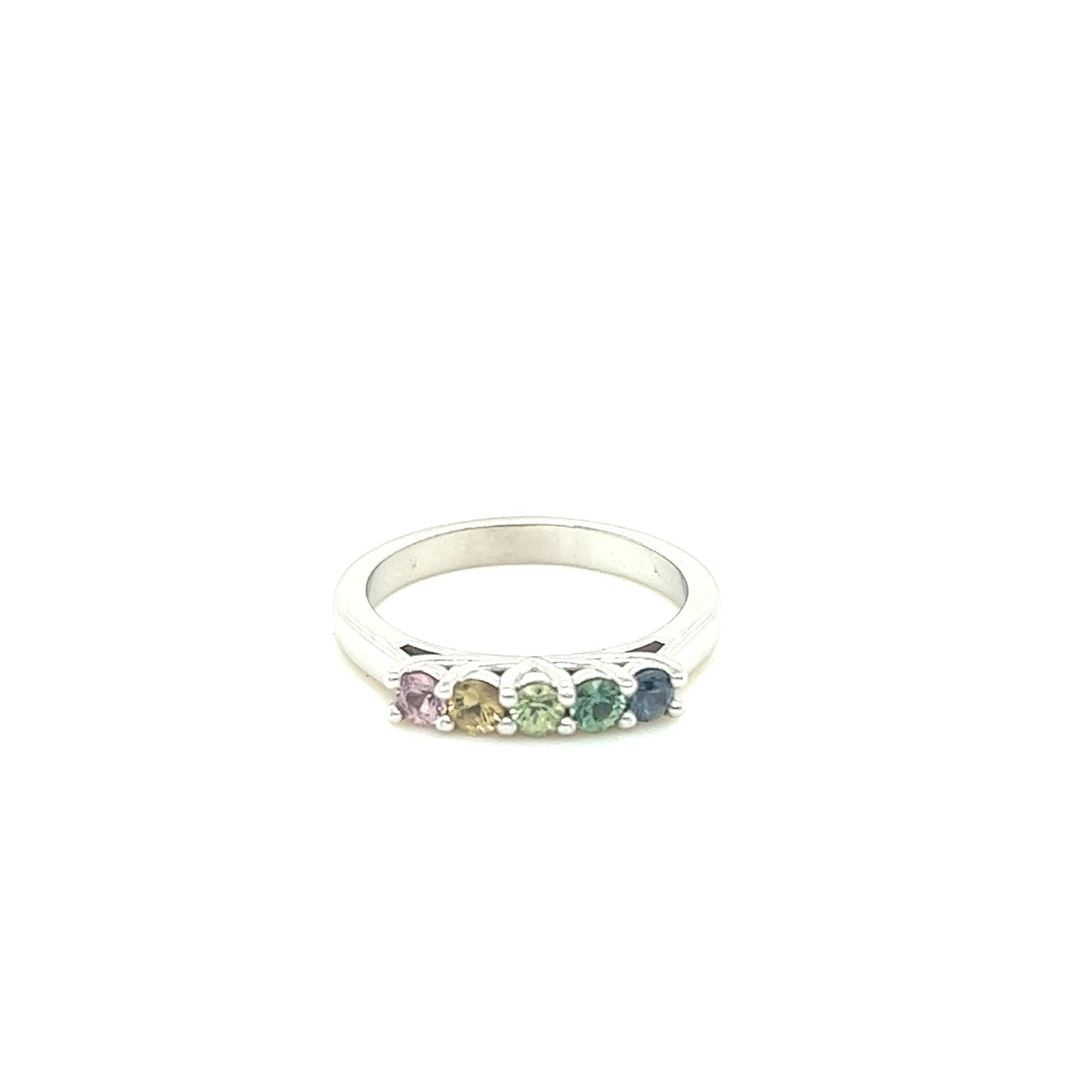 14kt White Gold Pastel Sapphire (unheated) Ring