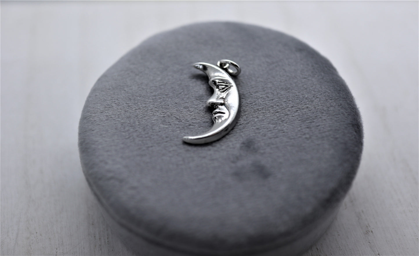 Large Moon Face Charm